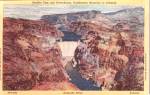 Boulder Dam and Powerhouse Postcard p37901
