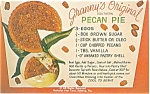 Granny s Pecan Pie Recipe  Postcard p4748