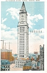 Custom House Tower Boston MA Postcard p5198