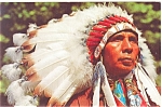 Indian Chief Postcard p5722