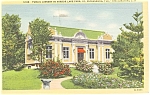 St.Petersburg FL Public Library Postcard p5882