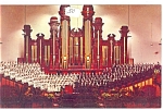 The Tabernacle Choir Interior Salt Lake City  Postcard p5888