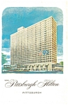 Pittsburgh PA The Pittsburgh Hilton Postcard p5892