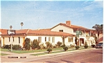 Santa Barbara CA Twin Palms Motel Postcard p6173