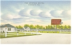 Lexington KY The Springs Motel Postcard p6891