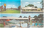 Santee  SC Quality Courts Clark s Motel Postcard p7390
