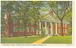 Franklin and Marshal College Lancaster PA Postcard p8496