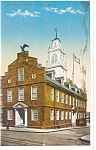 Boston MA Old State House Postcard p8532 1915