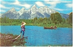 Grand Teton National Park WY Postcard p8987