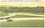Indiantown Gap PA Entrance Military Reservation Postcard p9535