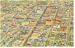 Aerial View of Albuquerque NM  Postcard p9586