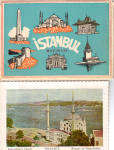 Istanbul Turkey Postcard Souvenir Folder  sf0490