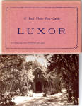Real Photo Post Cards of Luxor Egypt Souvenir Folder  sf122