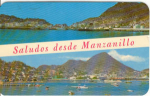 Manzanillo Bay Mexico Postcard u0129