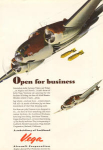 Vega Aircraft Ventura Bomber Ad w0007