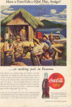  Coca Cola  Ad x0181 April 1944 Panama