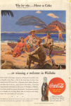 Coca Cola  Ad  X0185 Feb  1945 Wailuku