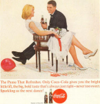 Coca Cola  Ad x0235 Feb 1963