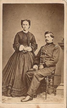 Cdv, General George B. Mcclellan & Wife
