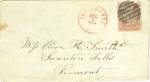 1863-1864 Turned Cover, Rhode Island & Vermont