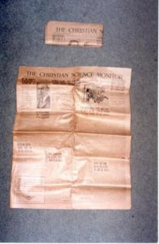 Original Christian Science Newspapers Of 1911