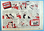 This fine vintage advertisement of a 1951 ad for Lipton Tea with Hectic Henry is in very good condition but is yellowed and measures approx. 8" x 5 1/2". This magazine ad depicts a cartoon c...