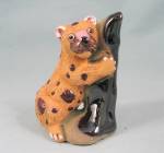Leps Pottery Leopard Cub, 2 1/4" high, excellent condition. 