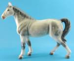 Japan Ceramic Dapple Grey Horse, 6 5/8" high, excellent condition. 