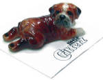 little Critterz English Bulldog Puppy "Winston", LC811, 5/8" high. New porcelain miniature.  <BR>