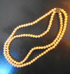 Click to view larger image of Pearl Double Strand Necklace (Image3)
