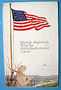 American Flag Postcard (Image1)