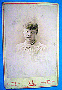 If Looks Could Kill - Cabinet Photo Of An Angry Woman