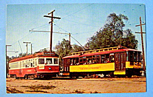 Los Angeles Trolley Car Postcard (Image1)