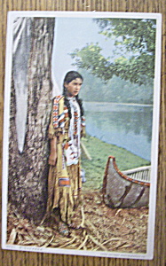 American Indian - Postcard of a Minnehaha (Image1)