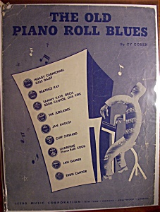 Sheet Music For 1950 The Old Piano Roll Blues