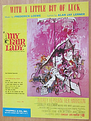 1956 With A Little Bit Of Luck Sheet Music  (Image1)