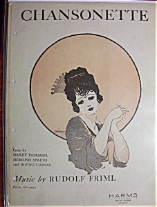 Sheet Music For 1923 Chansonette (Image1)