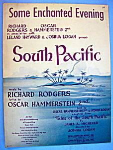 1949 Some Enchanted Evening Sheet Music (South Pacific) (Image1)
