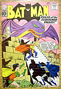 Batman Comic Cover-september 1958-batman & Robin