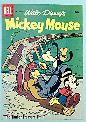 Walt Disney's Mickey Mouse Comic Cover - Feb/march 1958