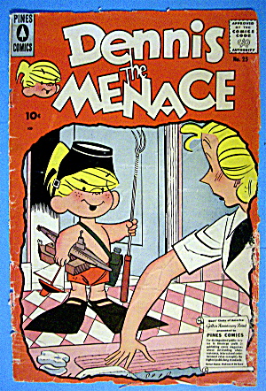 Dennis The Menace Comic Cover #25-november 1957