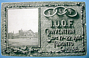 Postcard Of FLT I.0.0.F. Convention (Toronto, Canada) (Image1)