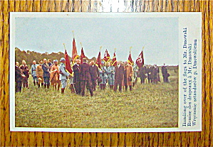 Handling Over Of The Flags To Mr. Dmowski Postcard (Image1)