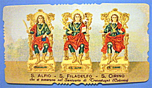 St Alphius Society Prayer Die Cut Card (Image1)