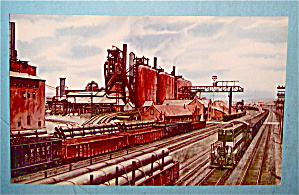 Blast Furnaces Of The National Tube Division Postcard