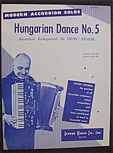 Sheet Music For 1952 Hungarian Dance No. 5 (Image1)
