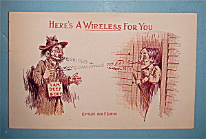Here's A Wireless For You Postcard