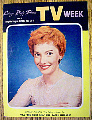 Chicago TV Week August 25-31, 1956 Jeannie Carson (Image1)
