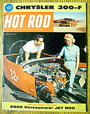 Hot Rod Magazine April 1960 Jet Rod (6900 Horsepower)