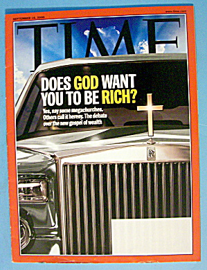 Time Magazine September 18, 2006 Does God Want You